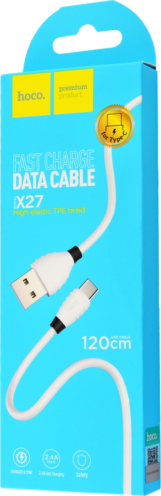 

Кабель Hoco X27 X27TYPECWHITE USB - USB type-C 1,2 м