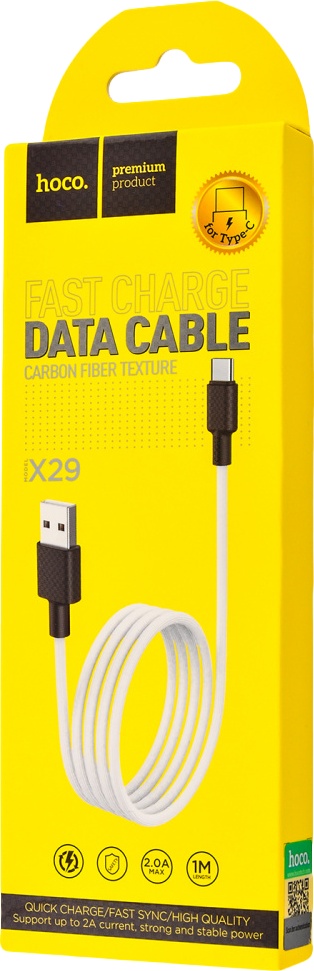 

Кабель Hoco X29 X29TYPECWHITE USB - USB type-C 1 м