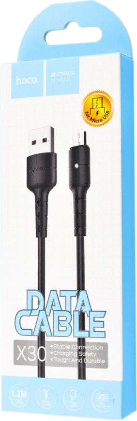 

Кабель Hoco X30MICROBLACK USB - Micro USB 1,2 м