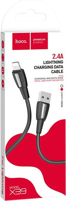 

Кабель Hoco X39LIGHTNINGBLACK USB - Apple Lighting 1 м