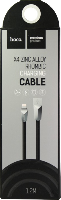 

Кабель Hoco X4 X4LIGHTNINGBLACK USB - Apple Lightning 1,2 м