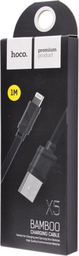 

Кабель Hoco X5 X5LIGHTNINGBLACK USB - Apple Lightning 1 м