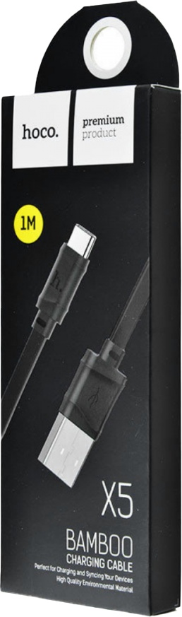 

Кабель Hoco X5 X5TYPECBLACK USB - USB type-C 1 м