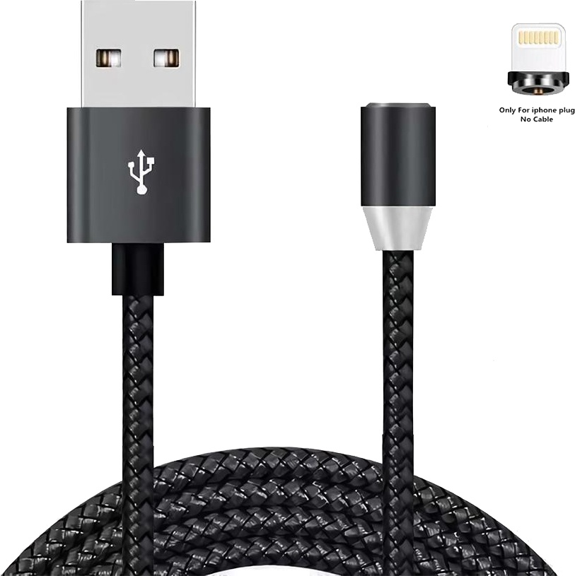 

Кабель XoKo SC-355I-MGNT-BK USB - Apple Lightning 1,2 м