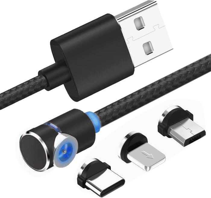 

Кабель 3 в 1 XoKo SC-370MGNT-BK 1 м