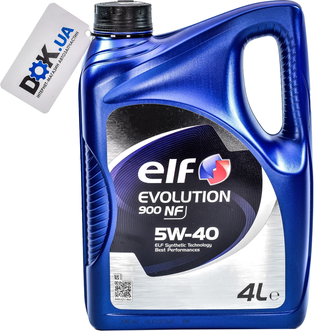 

Моторное масло Elf Evolution 900 NF 5W-40 синтетическое 194873