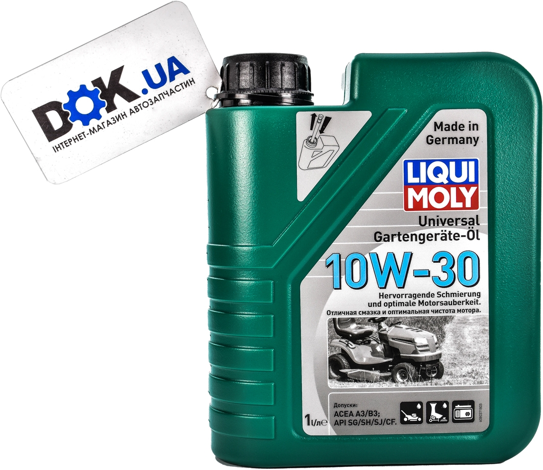 

Моторное масло 4T Liqui Moly Universal Oil for Garden Equipment 10W-30 минеральное 8037