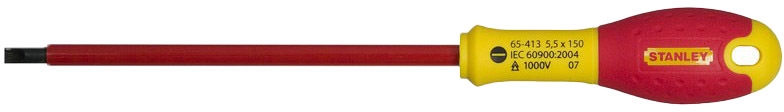 

Отвертка диэлектрическая Stanley FatMax VDE 1000V 0-65-413 SL 5.5