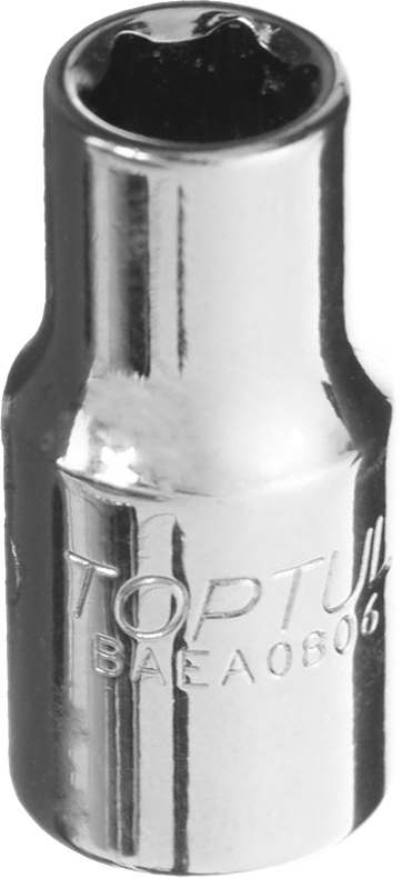 

Торцевая головка Toptul BAEA0806 6 мм 1/4"