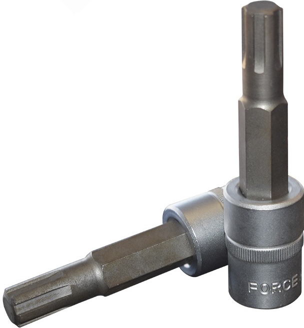 

Торцевая головка с битой Force 34910013 R13 1/2"