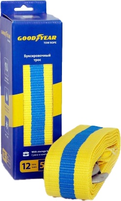 

Трос буксировочный Goodyear GY004004 лента 12 т 5 м