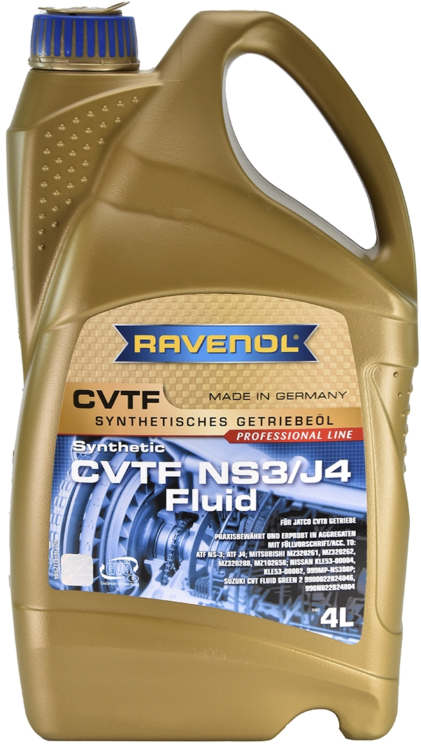 

Трансмиссионное масло Ravenol CVTF NS3/J4 синтетическое 1211132004