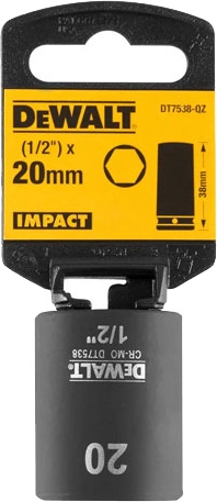 

Торцевая головка DeWALT DT7538 20 мм 1/2"