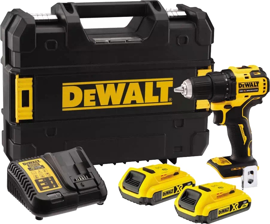 

Шуруповерт DeWALT аккумуляторный DCD708D2T (2 аккумулятора + ЗУ + чехол)