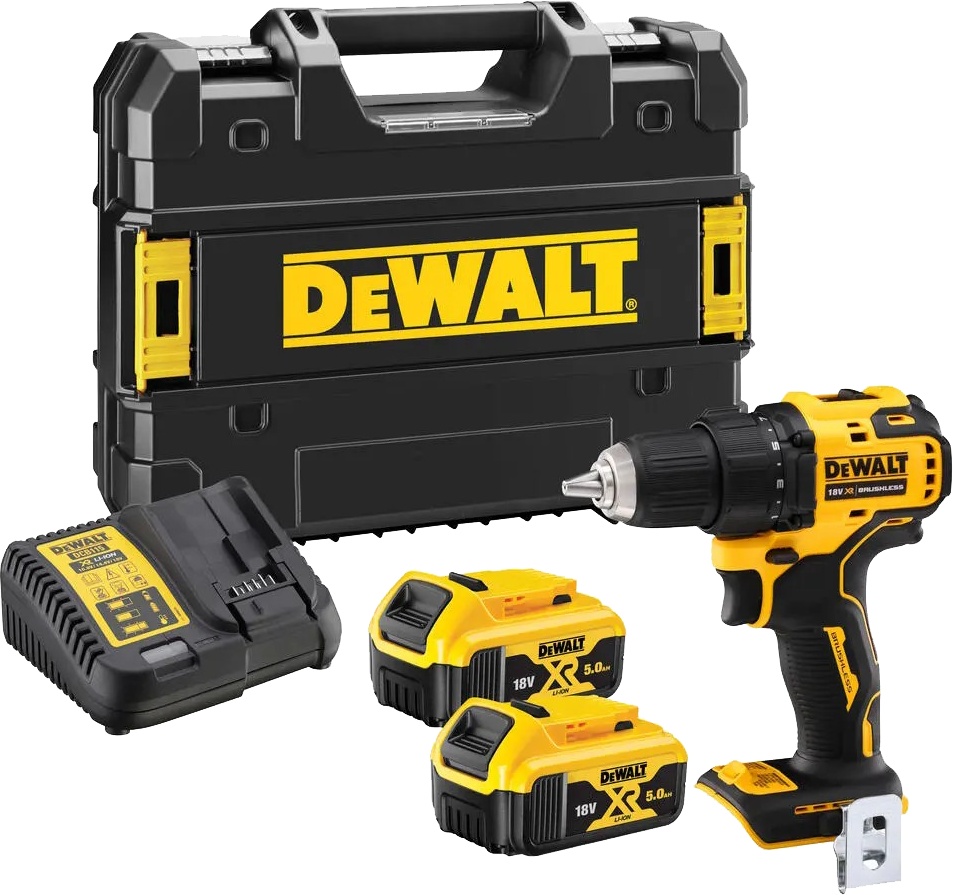 

Шуруповерт DeWALT аккумуляторный DCD708P2T (2 аккумулятора + ЗУ + чехол)