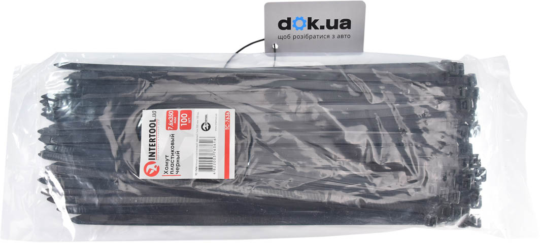 

Стяжка Intertool TC-7636 0,35 м 7,6 мм 100 шт