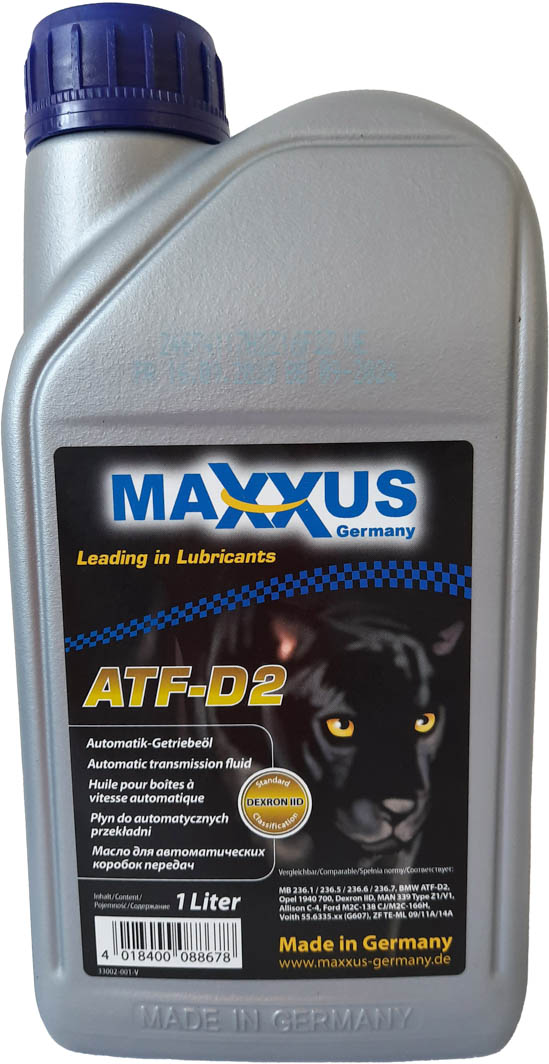

Трансмиссионное масло Maxxus ATF-D2 минеральное ATF-D2-001