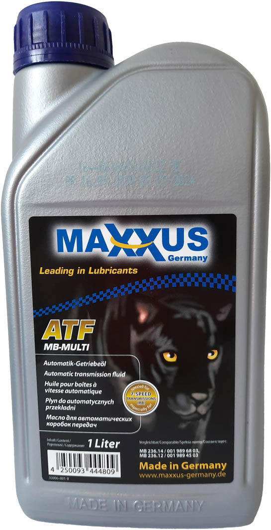 

Трансмиссионное масло Maxxus ATF MB-Multi синтетическое ATF-MB-MULTI-001