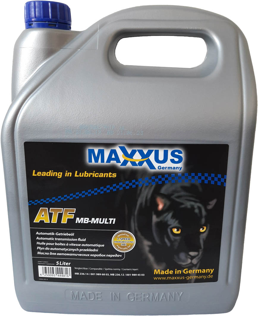 

Трансмиссионное масло Maxxus ATF MB-Multi синтетическое ATF-MB-MULTI-005