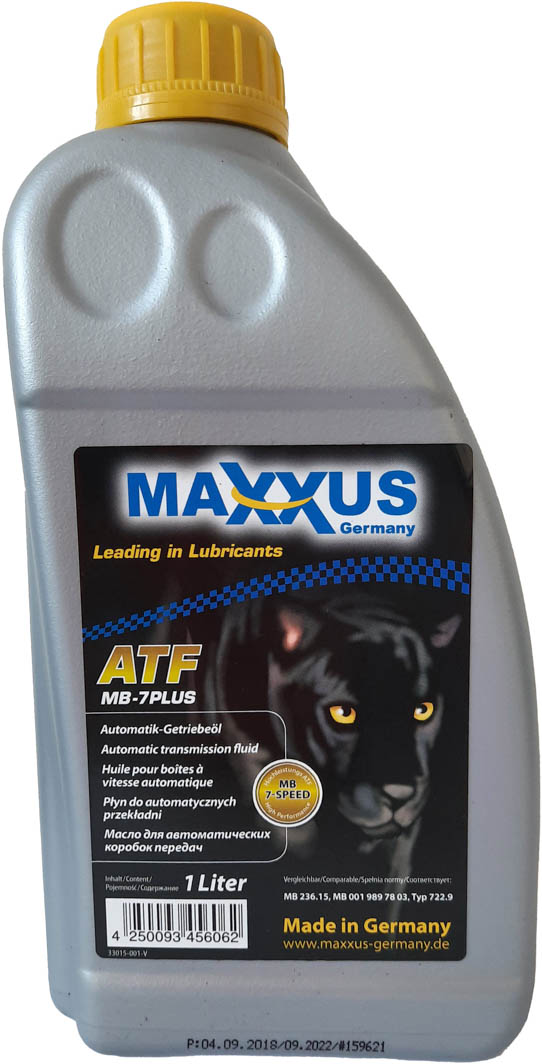 

Трансмиссионное масло Maxxus ATF MB-7Plus ATF-MB-7PLUS-001