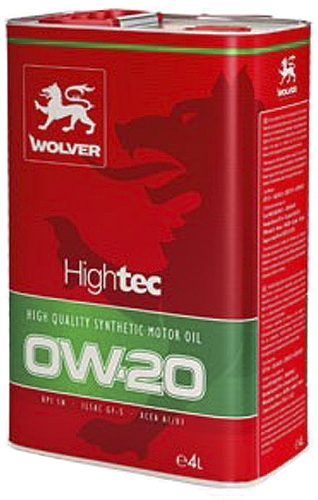 

Моторное масло Wolver HighTec 0W-20 синтетическое 42603609434920