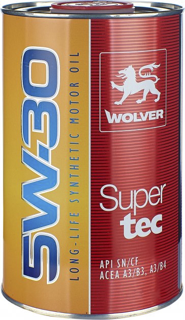

Моторное масло Wolver SuperTec 5W-30 синтетическое 4260360941375