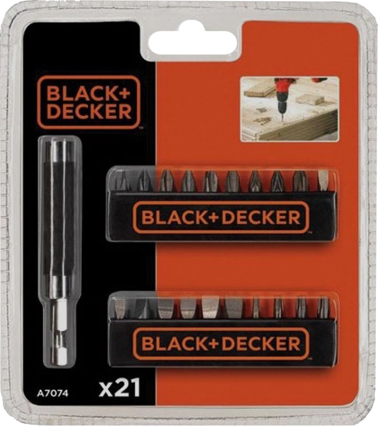 

Набор бит с держателем BLACK+DECKER A7074 20 шт.