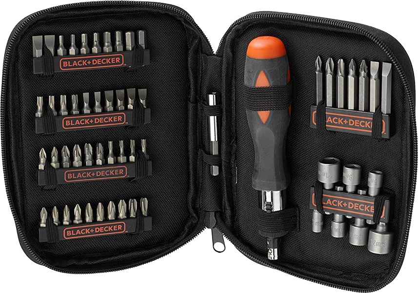 

Отвертка реверсивная с набором бит BLACK+DECKER A7104