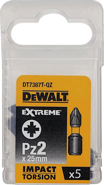 

Набор бит DeWALT Impact Torsion DT7387T 5 шт.