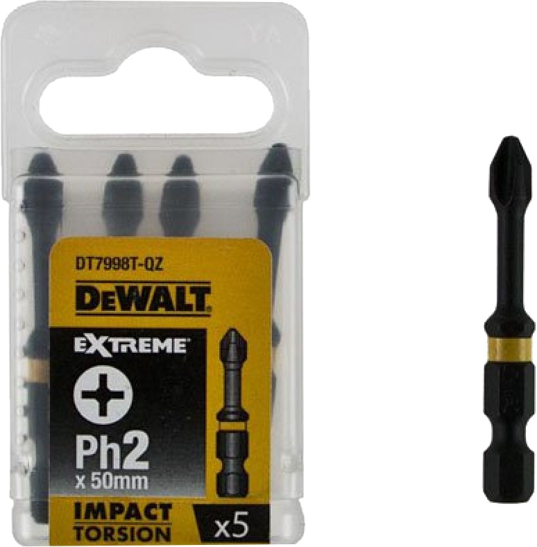 

Набор бит DeWALT Impact Torsion DT7998T 5 шт.
