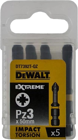 

Набор бит DeWALT Impact Torsion DT7392T 5 шт.