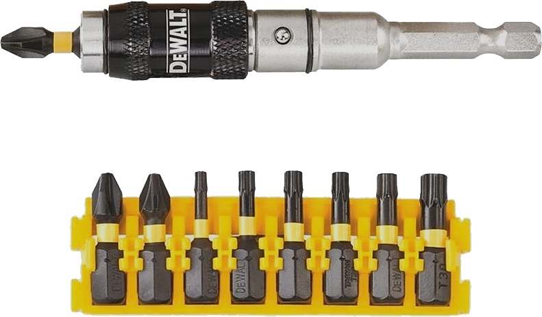 

Набор бит с держателем DeWALT Impact Torsion DT70578T 9 шт.