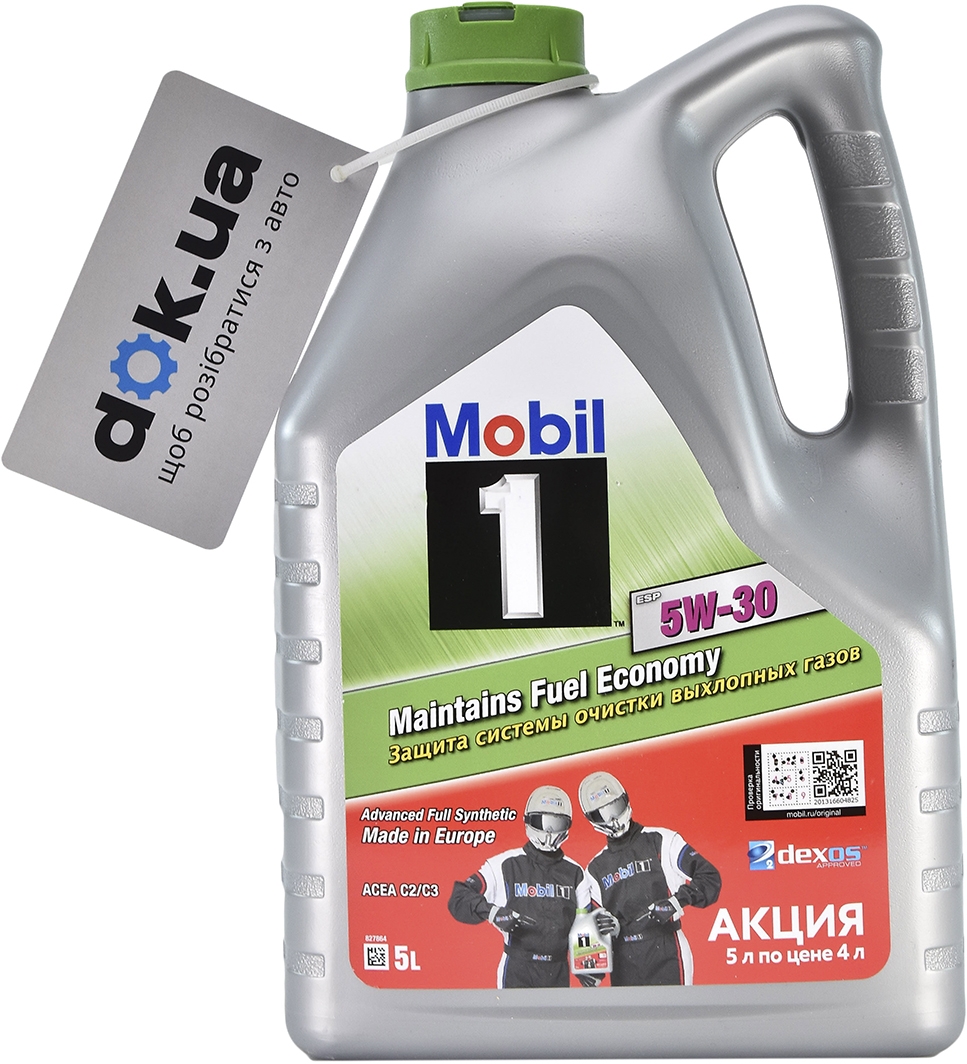 

Моторное масло Mobil 1 ESP 5W-30 синтетическое 155145