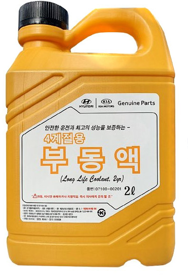 

Концентрат антифриза Hyundai Long Life Coolant G11 красный 07100-00201