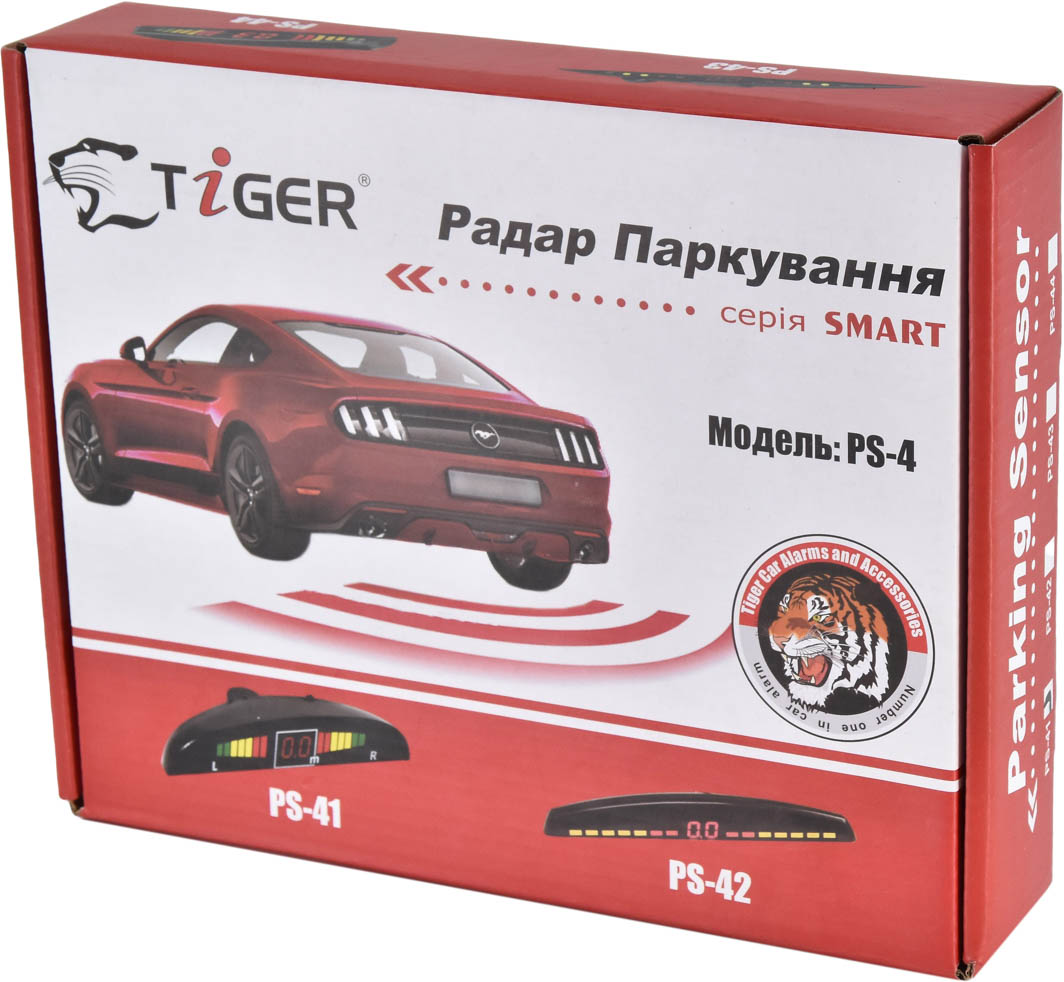 

Парктроник Tiger PS-41 с черными датчиками 4 шт. PARKINGRADARPS41CLASSICBLACK