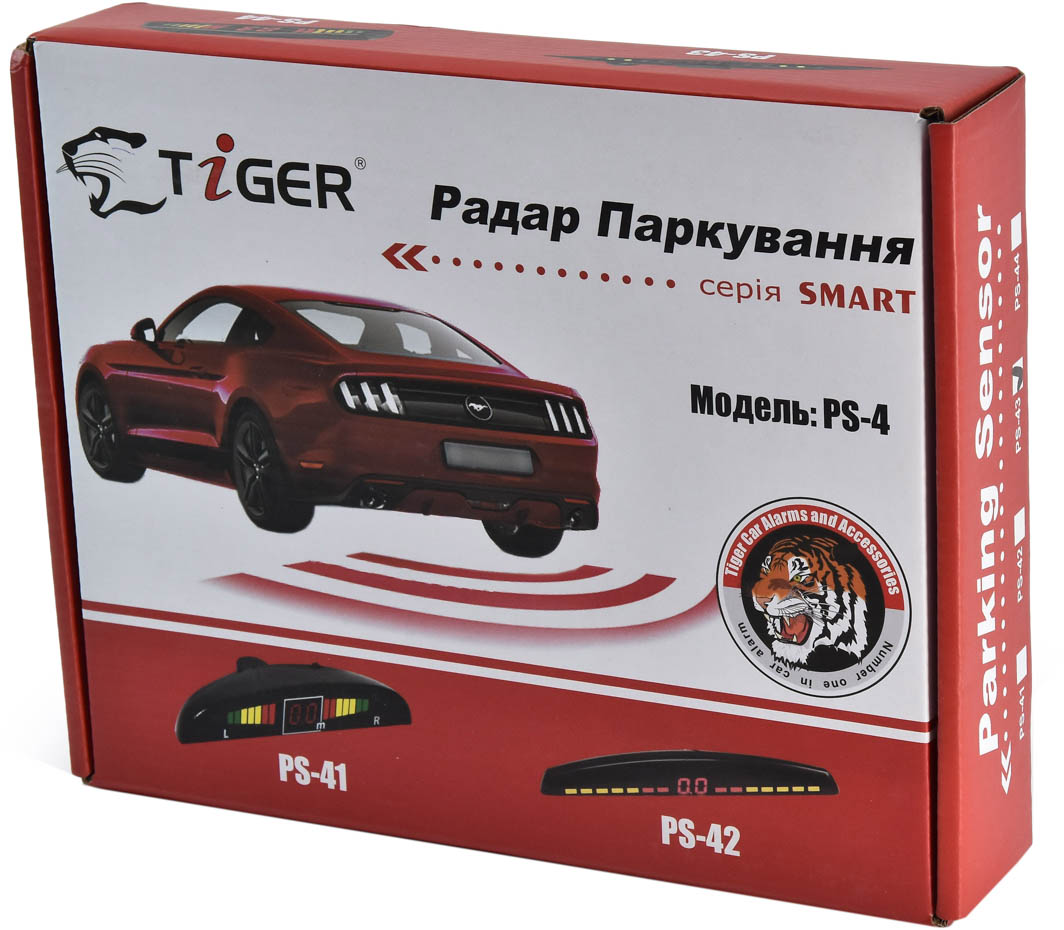 

Парктроник Tiger PS-43 с черными датчиками 4 шт. PARKINGRADARPS43SLIMBLACK