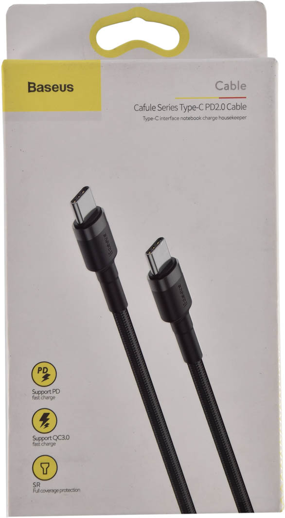 

Кабель Baseus Cafule CATKLF-GG1 USB type-C - USB type-C 1 м