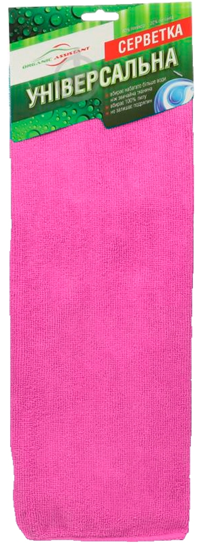 

Салфетка Organic Assistant CTB00126PINK микрофибра 35x40 см