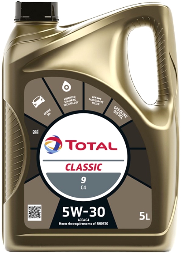 

Моторное масло Total Classic 9 C4 5W-30 синтетическое 214131