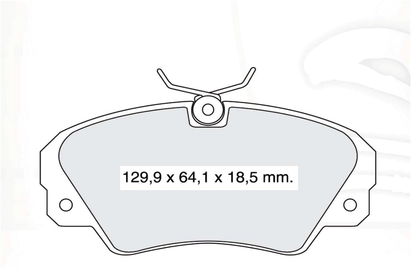 

Dafmi D152E Тормозные колодки