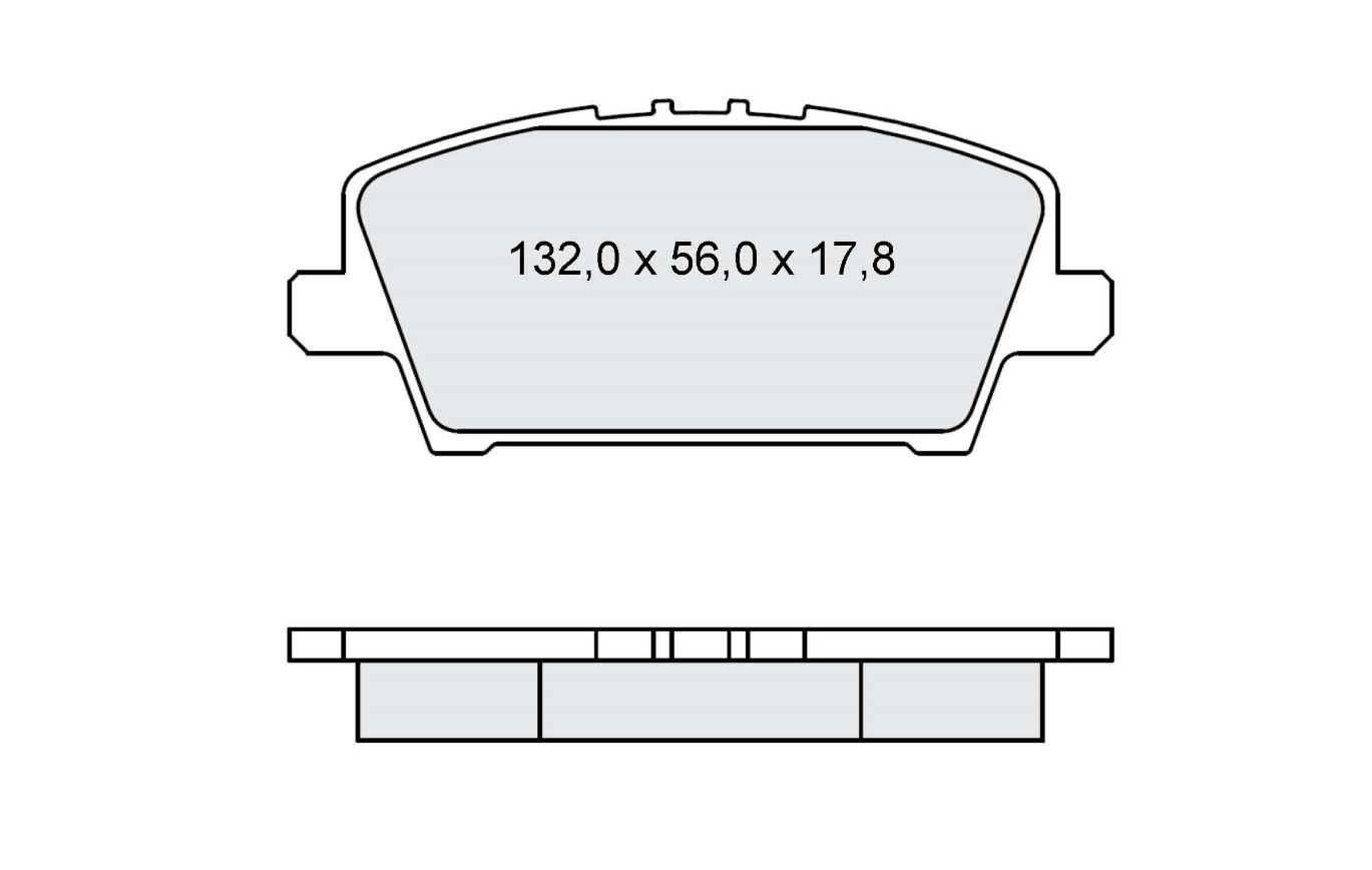 

Dafmi D248E Тормозные колодки