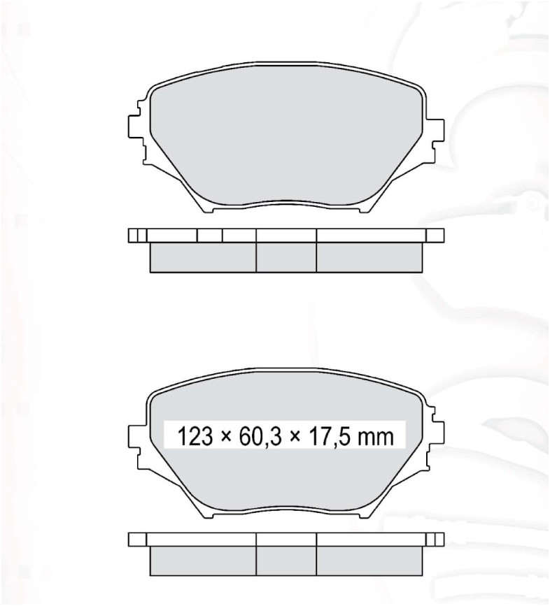 

Dafmi D215E Тормозные колодки