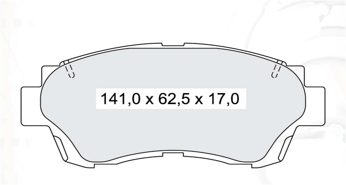

Dafmi D185E Тормозные колодки