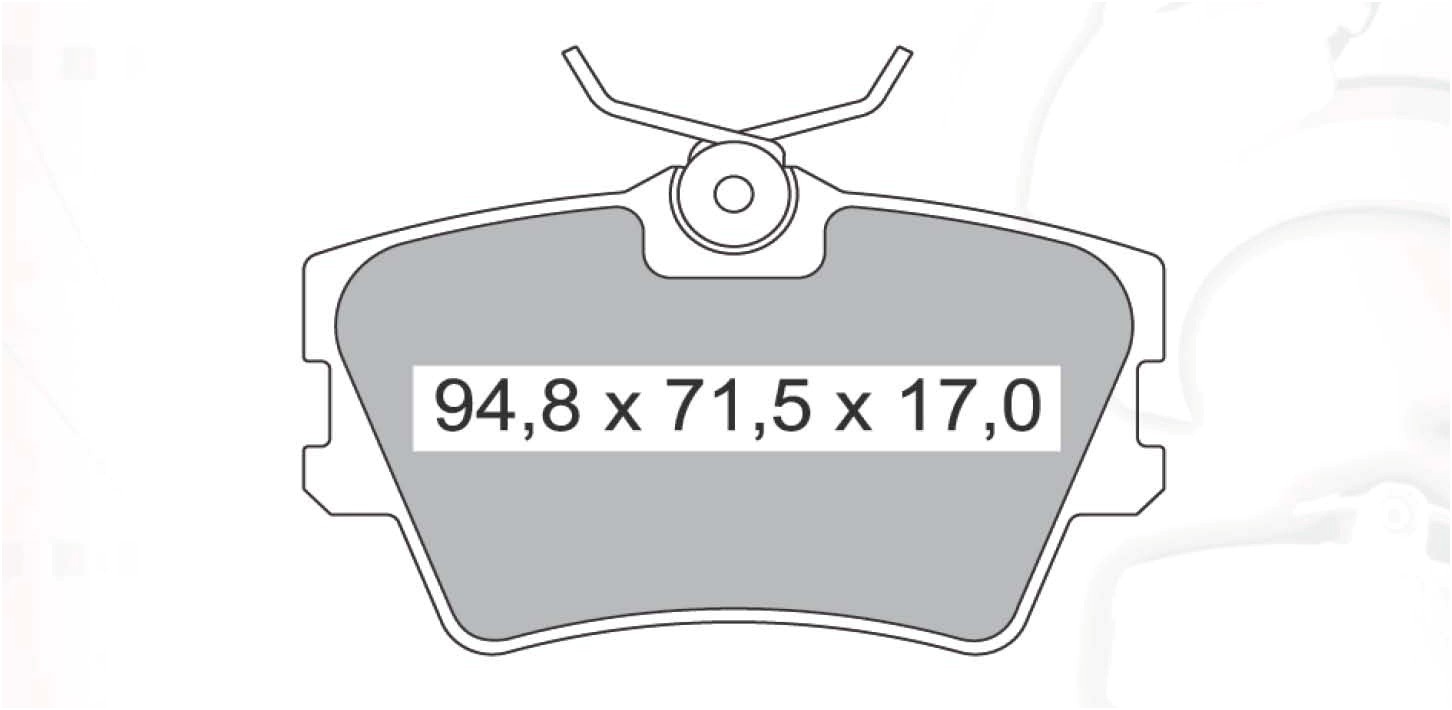 

Dafmi D492E Тормозные колодки