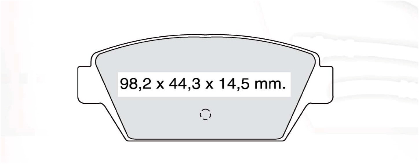 

Dafmi D401E Тормозные колодки