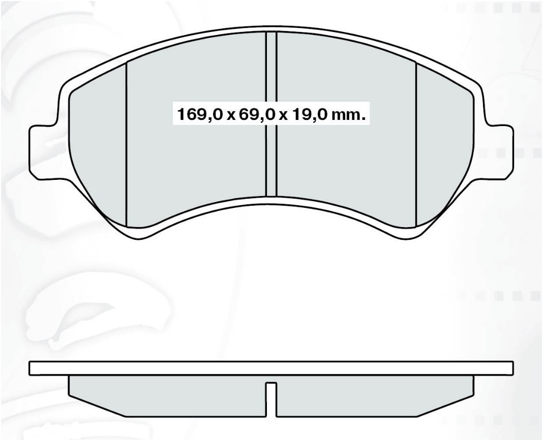 

Dafmi D397E Тормозные колодки