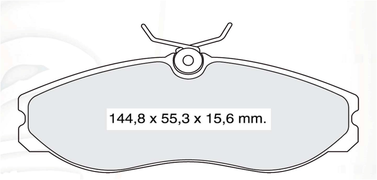 

Dafmi D138E Тормозные колодки
