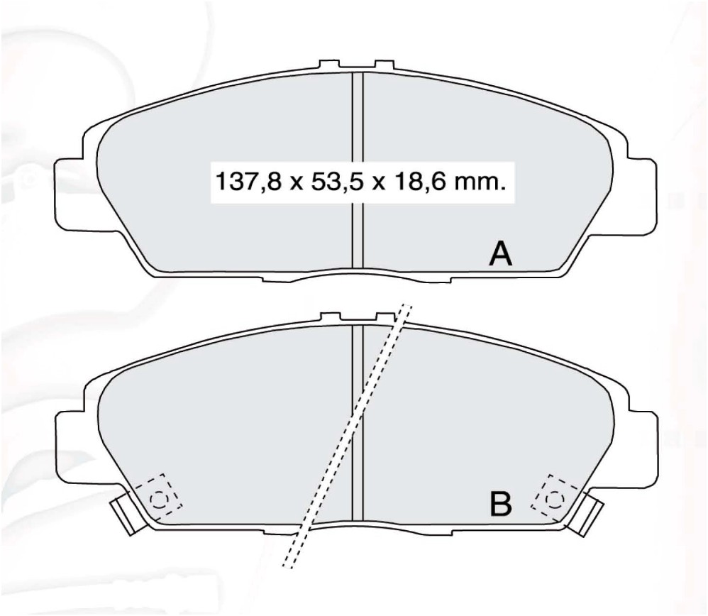 

Dafmi D890EI Тормозные колодки