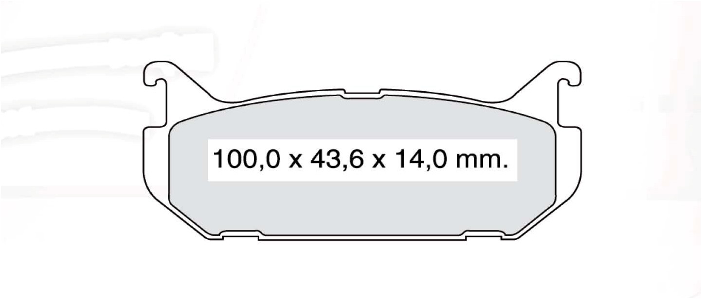 

Dafmi D551E Тормозные колодки