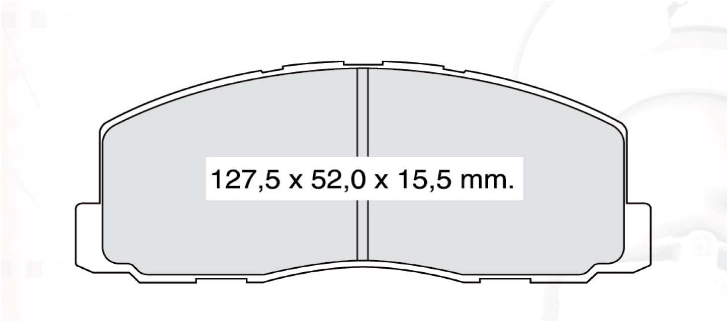 

Dafmi D396E Тормозные колодки